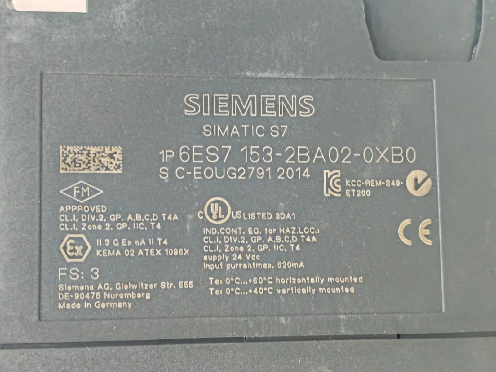 Siemens SIMATIC S7 ET200M/ LINK 6ES7 153-2BA02-0XB0 DP Slave Interface Module-New Open-Box - Image 3