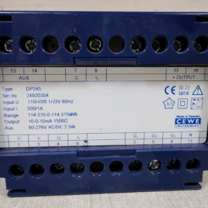 USED CEWE DP345 Transducer Input I 500/1A
