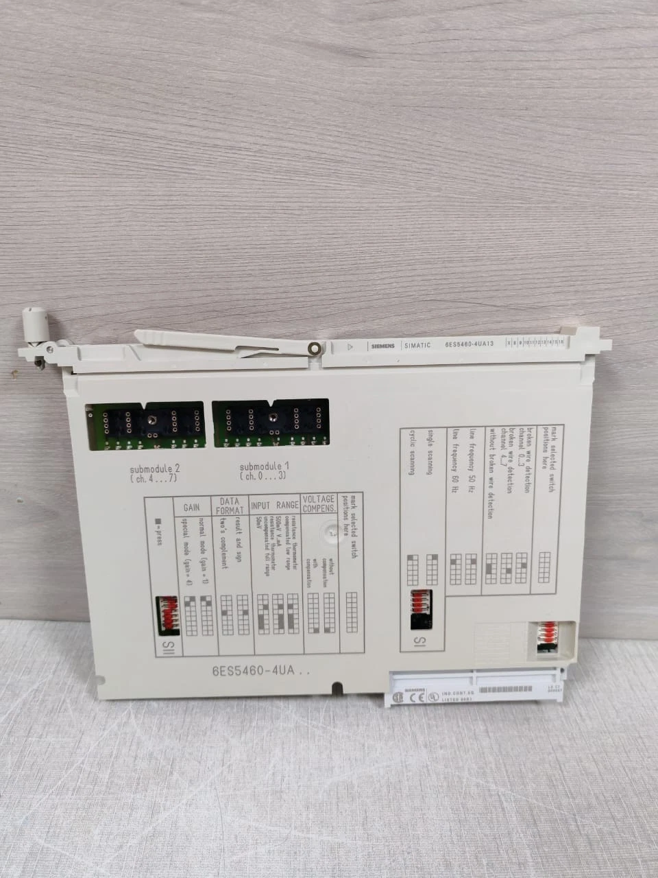 SIEMENS SIMATIC 6ES5460-4UA13 ANALOG INPUT MODULE / NEW OPEN BOX