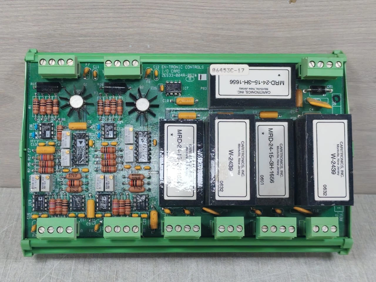 EN-TRONIC CONTROLS I/O CARD ZE533-004A-852-1 PC BOARD MODULE- NEW W/O BOX