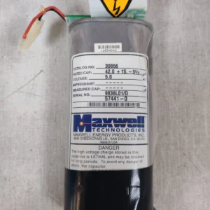 USED MAXWELL 30856 5.0 kV with S&W 39052-B CAPACITOR BOARD