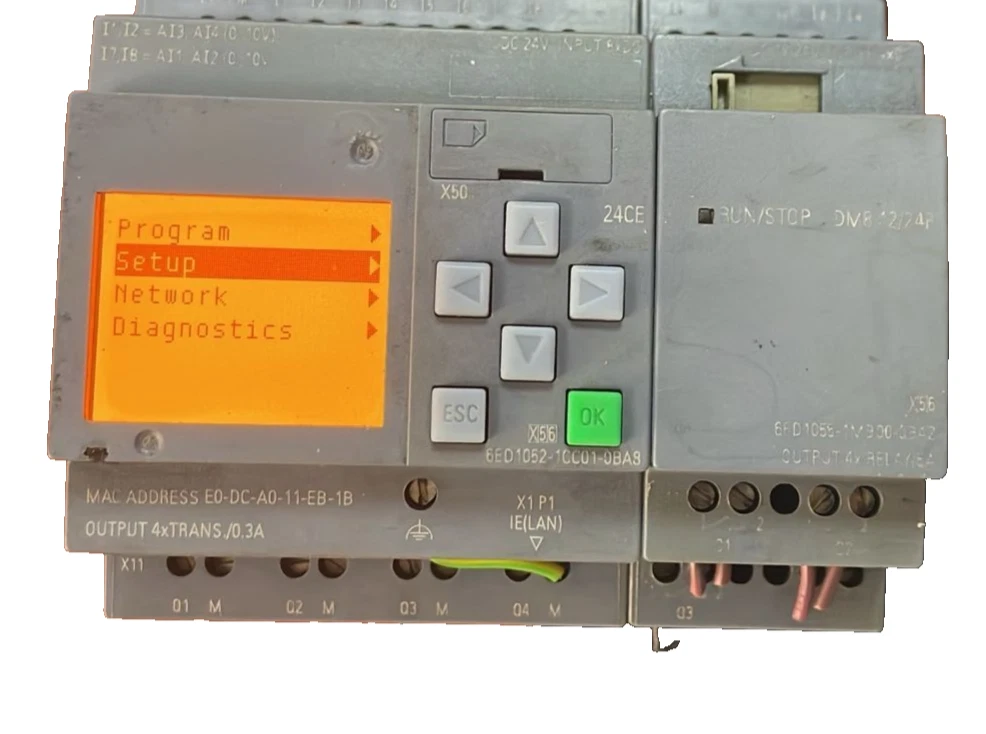 USED SIEMENS 6ED1052-1CC01-0B08 / SED1055-1MB00-0BA2 EXPANSION MODULE- TRIED & TESTED