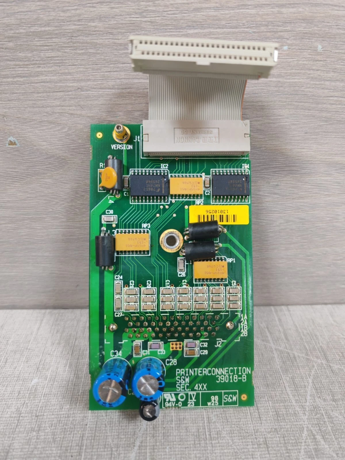 USED S&W 39018-B Printer Connection Circuit Board