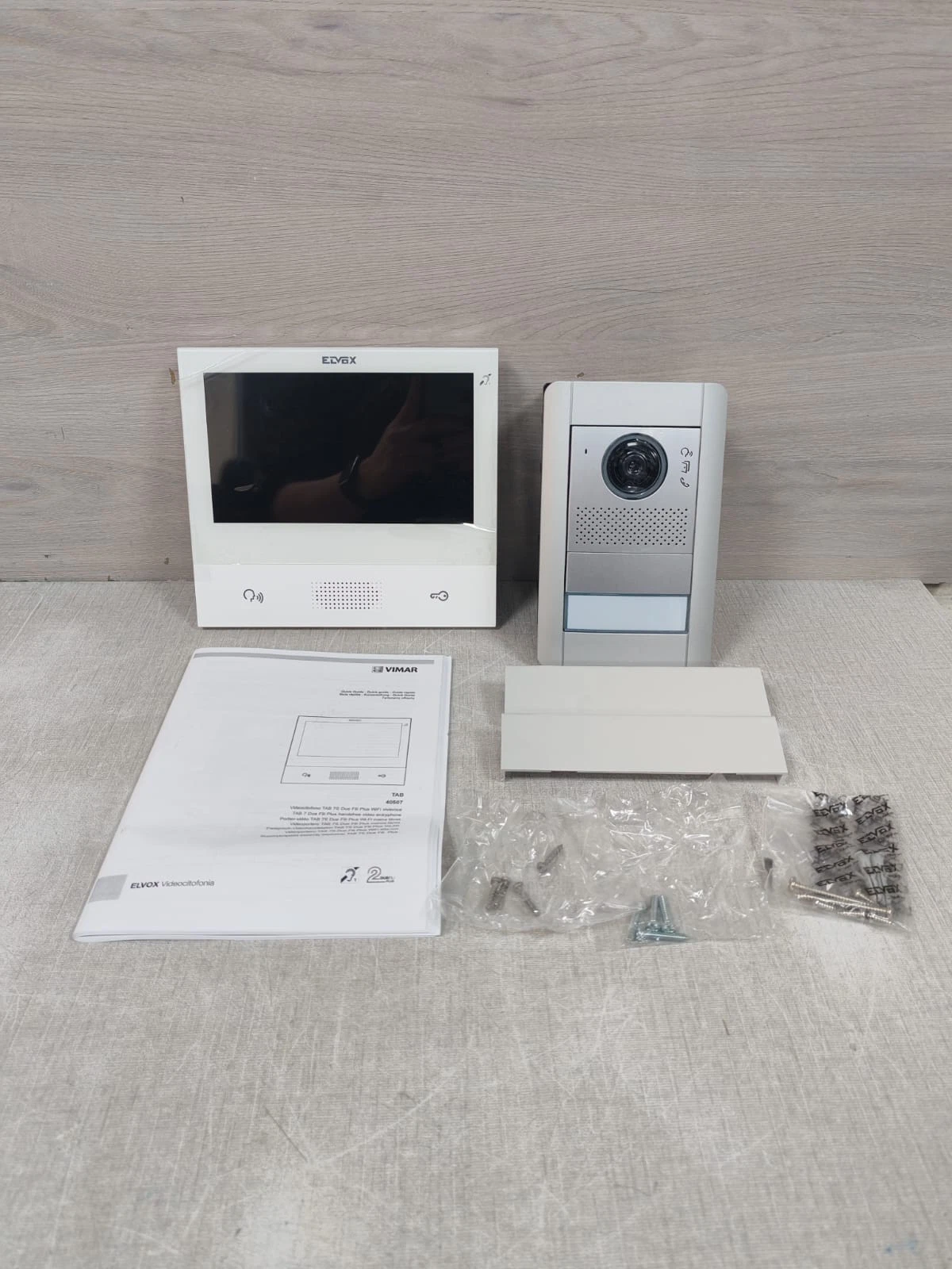 VIMAR ELVOX K40505.01 VIDEO DOOR ENTRY KIT - INCOMPLETE ACCESSORIES-New Open-Box