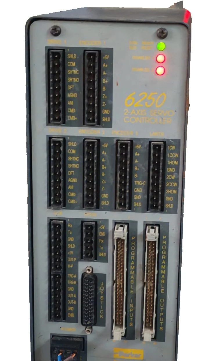 USED PARKER 6250 COMPUMOTOR 2-AXIS SERVO CONTROLLER 120-240V- TRIED & TESTED
