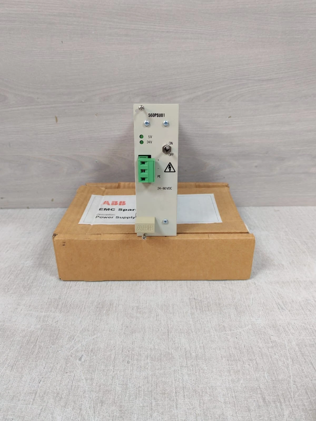 ABB 560PSU01 1KGTC06600R0001 P/N 149601-32004 POWER SUPPLY 18-75VDC - NEW OPEN BOX