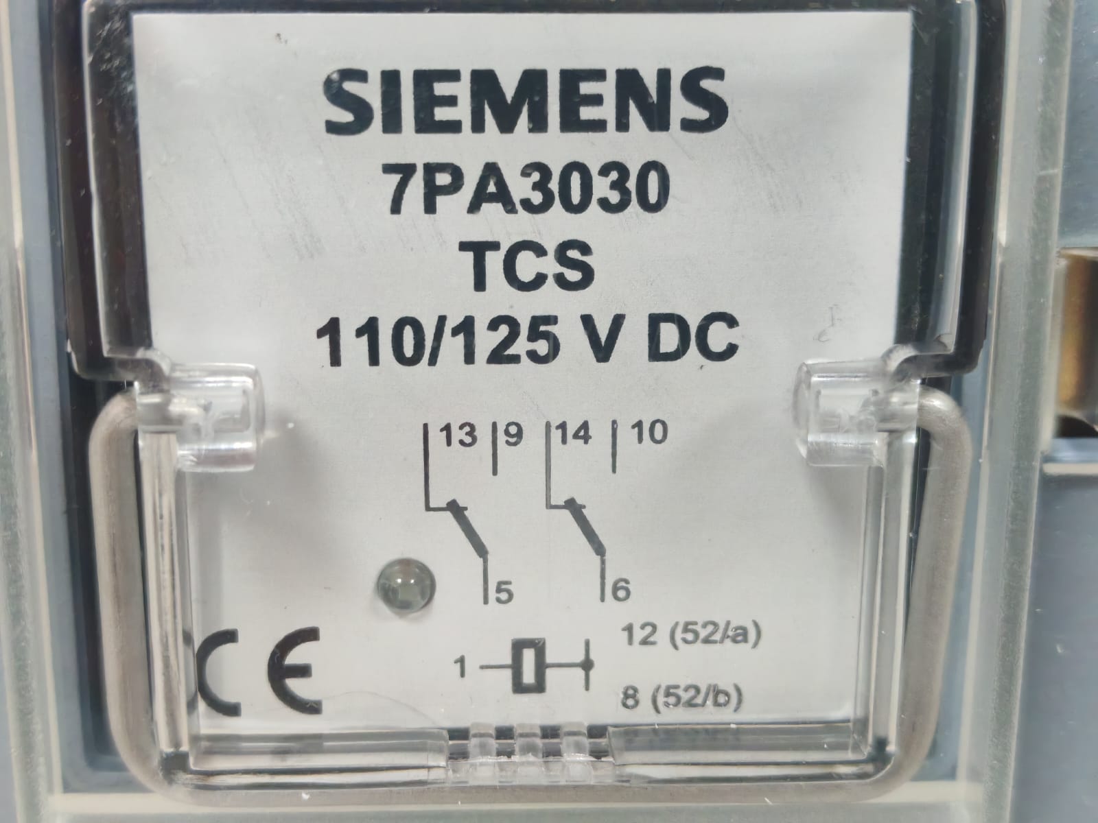 SIEMENS 7PA3030 7PA3030-1 TRIP CIRCUIT SUPERVISION 2 NC/NO W/ SOCKET 100-125VDC - Image 3