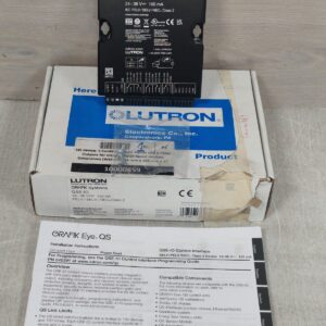 LUTRON GRAFIK SYSTEMS QSE-IO CONTROL INTERFACE MODULE 24-36V 100MA / NEW-OPEN-BOX