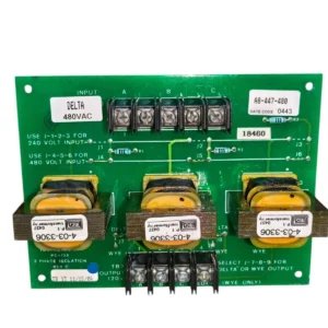 RAPID POWER TECHNOLOGIES A8-447-480 PC-138 3 PHASE ISOLATION REV B-NEW W/O BOX