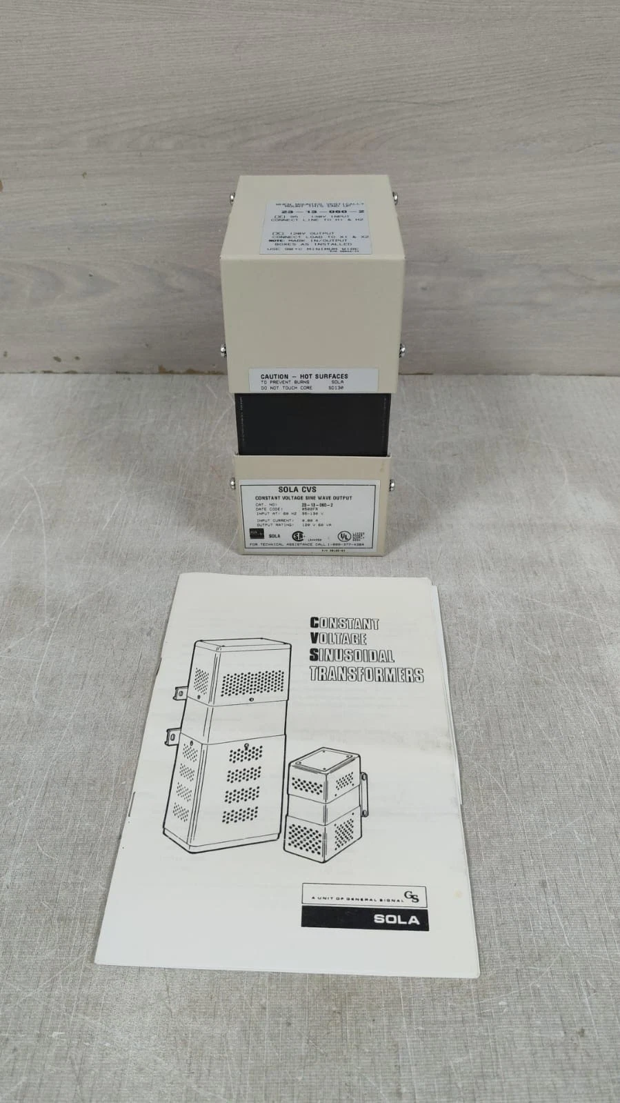 SOLA CVS 23-13-060-2 CONSTANT VOLTAGE SINE WAVE OUTPUT 120V / New – Open box