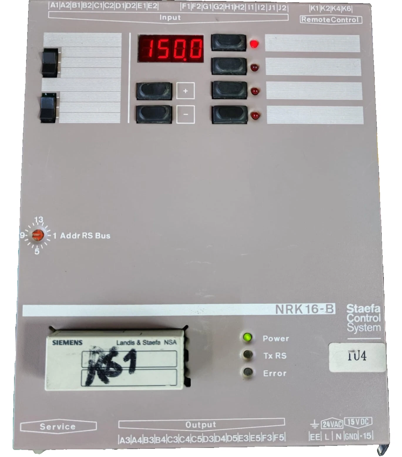 USED STAEFA NRK 16-B CONTROL SYSTEM 24VAC- TRIED & TESTED