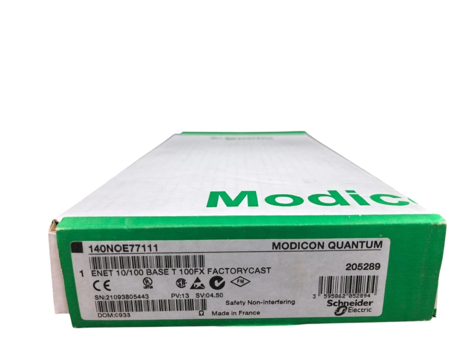 SCHNEIDER ELECTRIC 140NOE77111 MODICON QUANTUM ENET 10/100 BASE T 100FX / New – Open box - Image 4