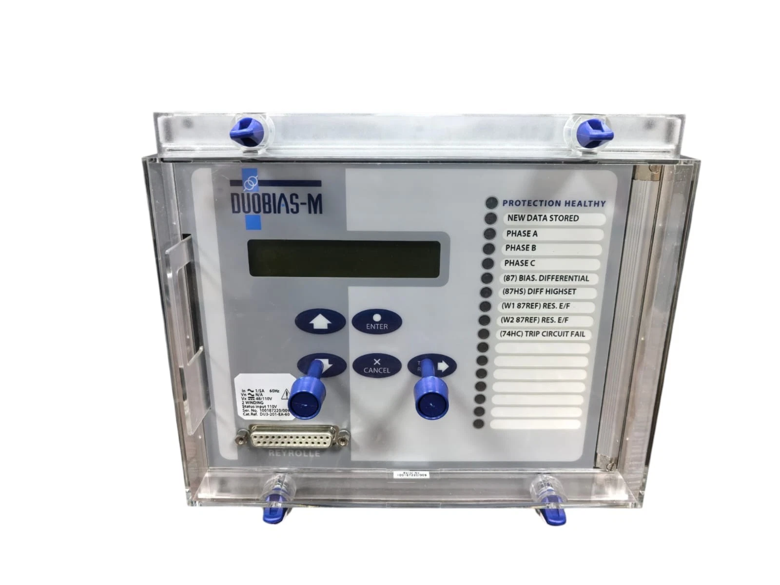 REYROLLE DU3-201-EA-60 DUOBIAS-M PROTECTION HEALTHY RELAY -NEW WITHOUT BOX / New – Open box