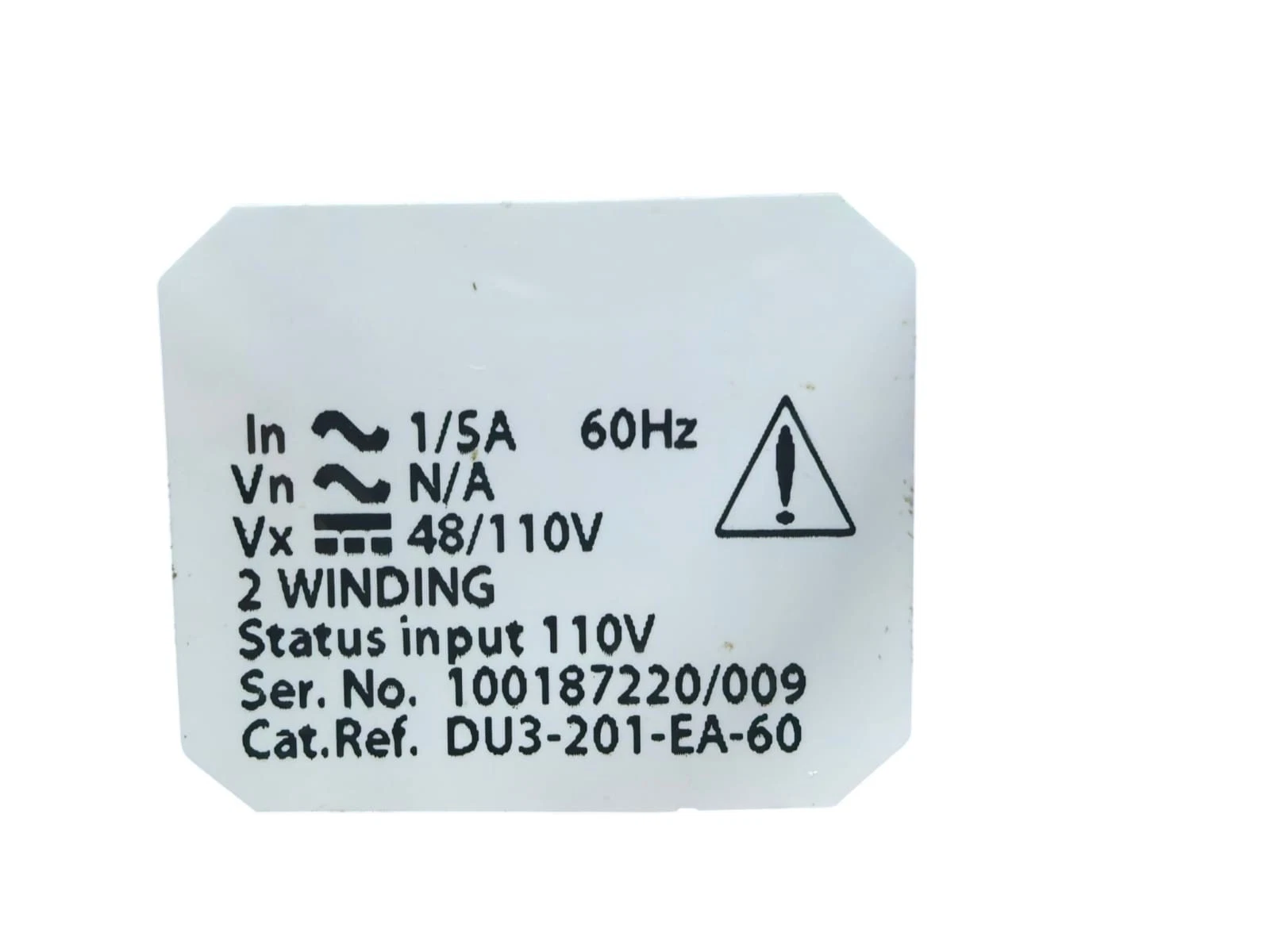REYROLLE DU3-201-EA-60 DUOBIAS-M PROTECTION HEALTHY RELAY -NEW WITHOUT BOX / New – Open box - Image 2