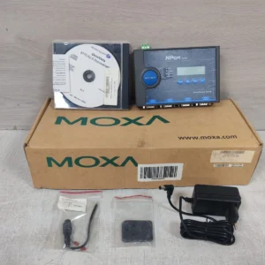 MOXA NPORT 5410 REV.3.3 SERIAL DEVICE SERVER-NEW W/ FILTHY BOX