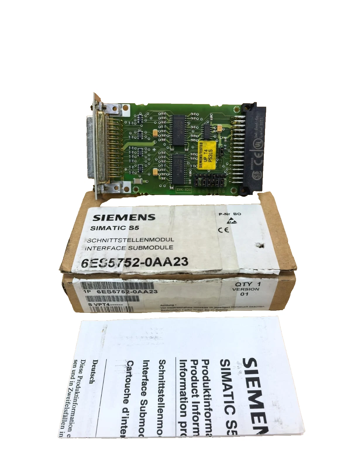 SIEMENS 6ES5752-0AA23 SIMATIC S5 INTERFACE SUBMODULE/New – Open box