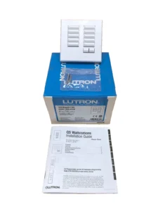 NEW LUTRON QSWE-10BRLN-AW 10-BUTTON WALLSTATION