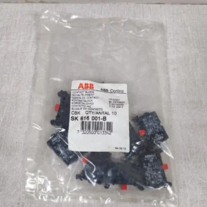 LOT 10PCS ABB CONTROL SK616001-B CONTACT BLOCK / New – Open box